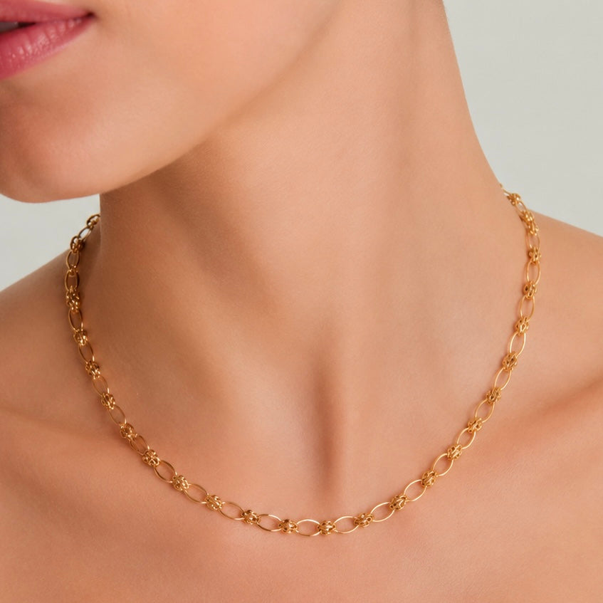 Oval Link Chain Necklace