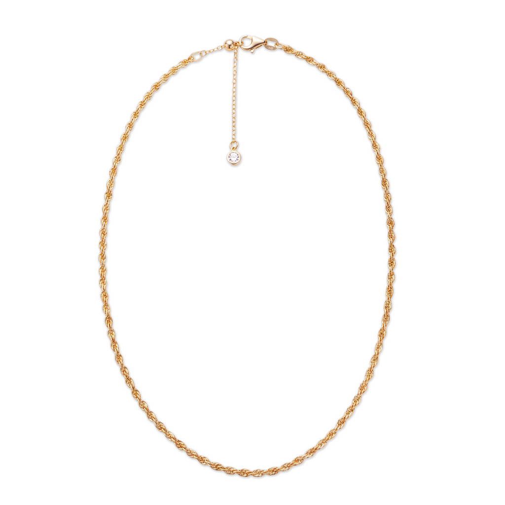 Twisted Rope Chain Necklace
