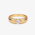 CZ  Band Ring