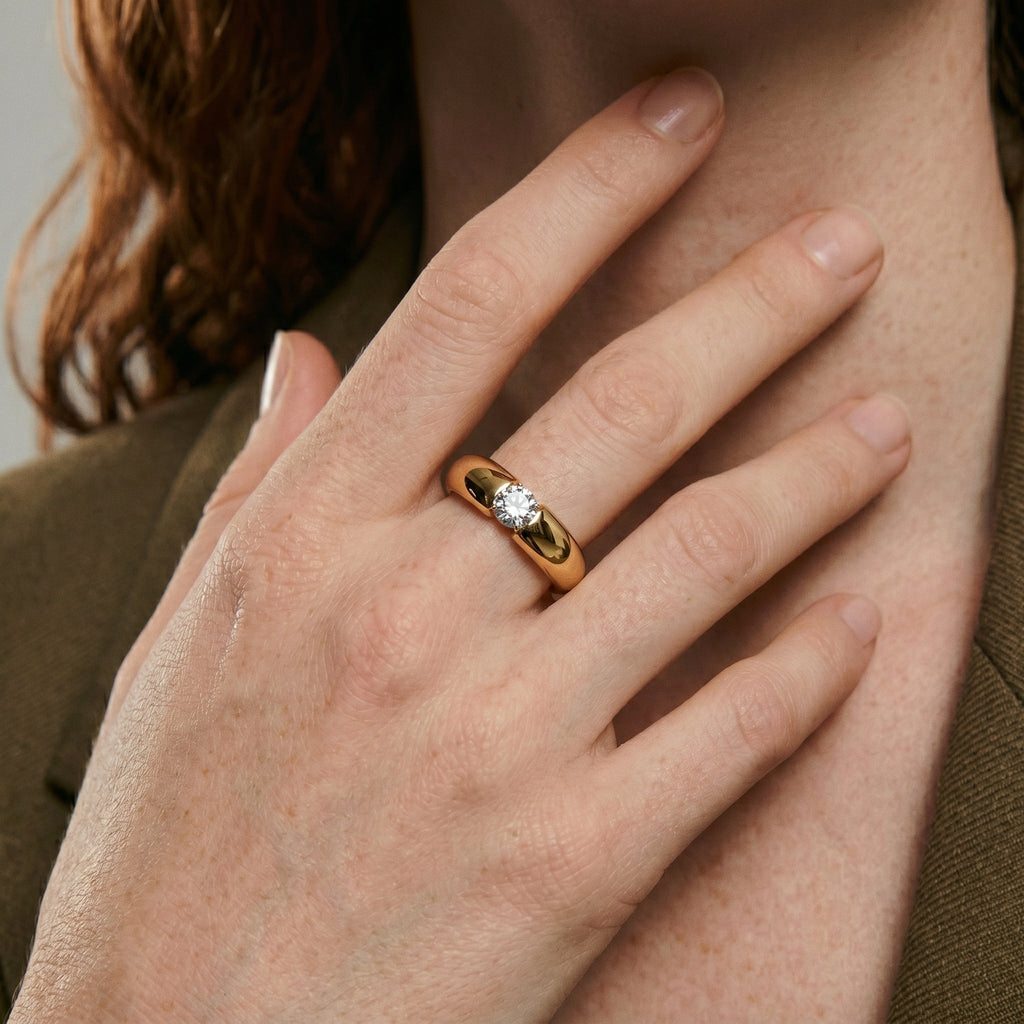 CZ  Band Ring