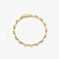 Bezel Station Bar-Link Tennis Bracelet