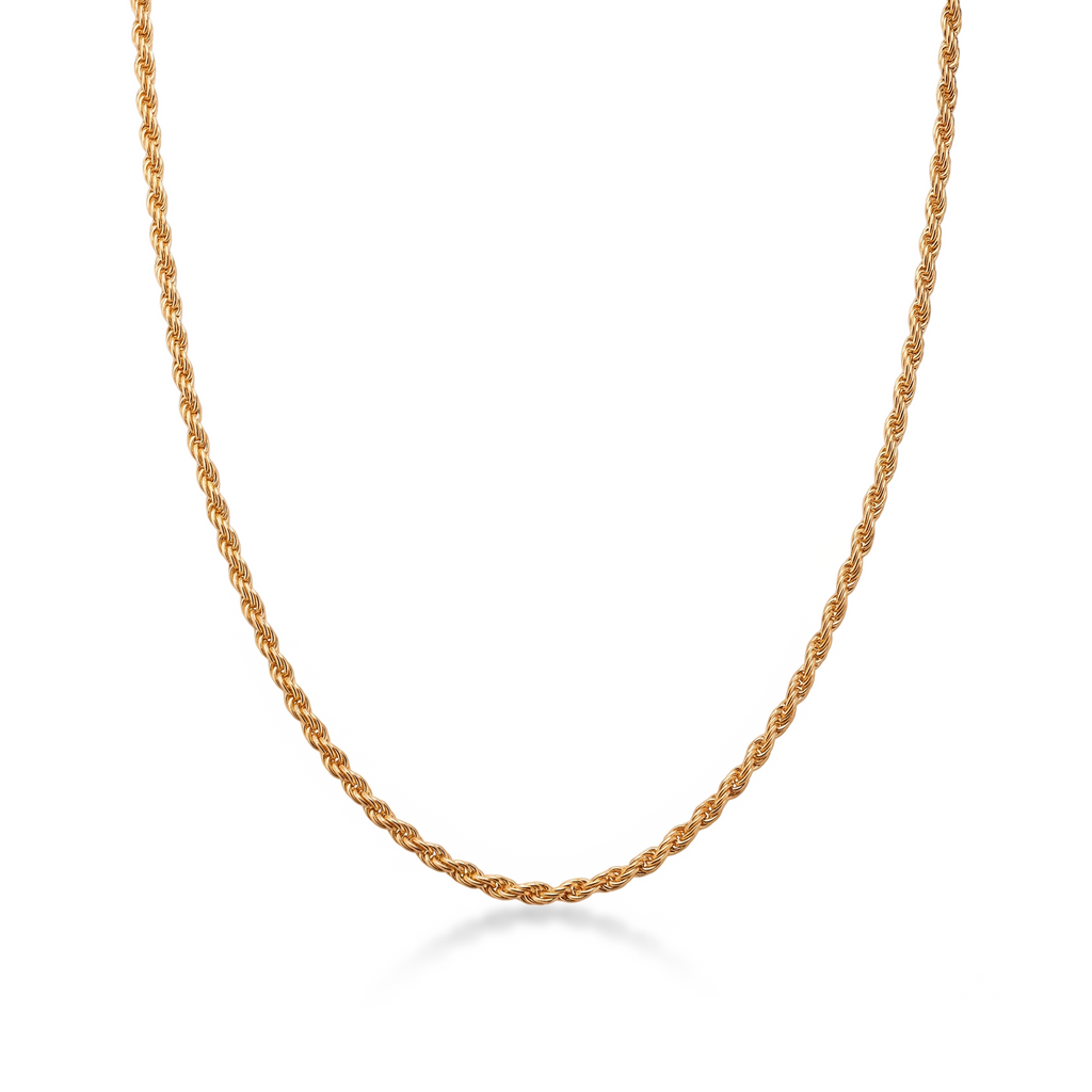 Twisted Rope Chain Necklace