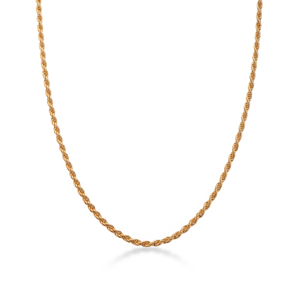 Twisted Rope Chain Necklace