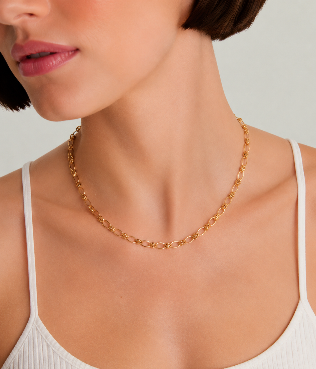 Oval Link Chain Necklace